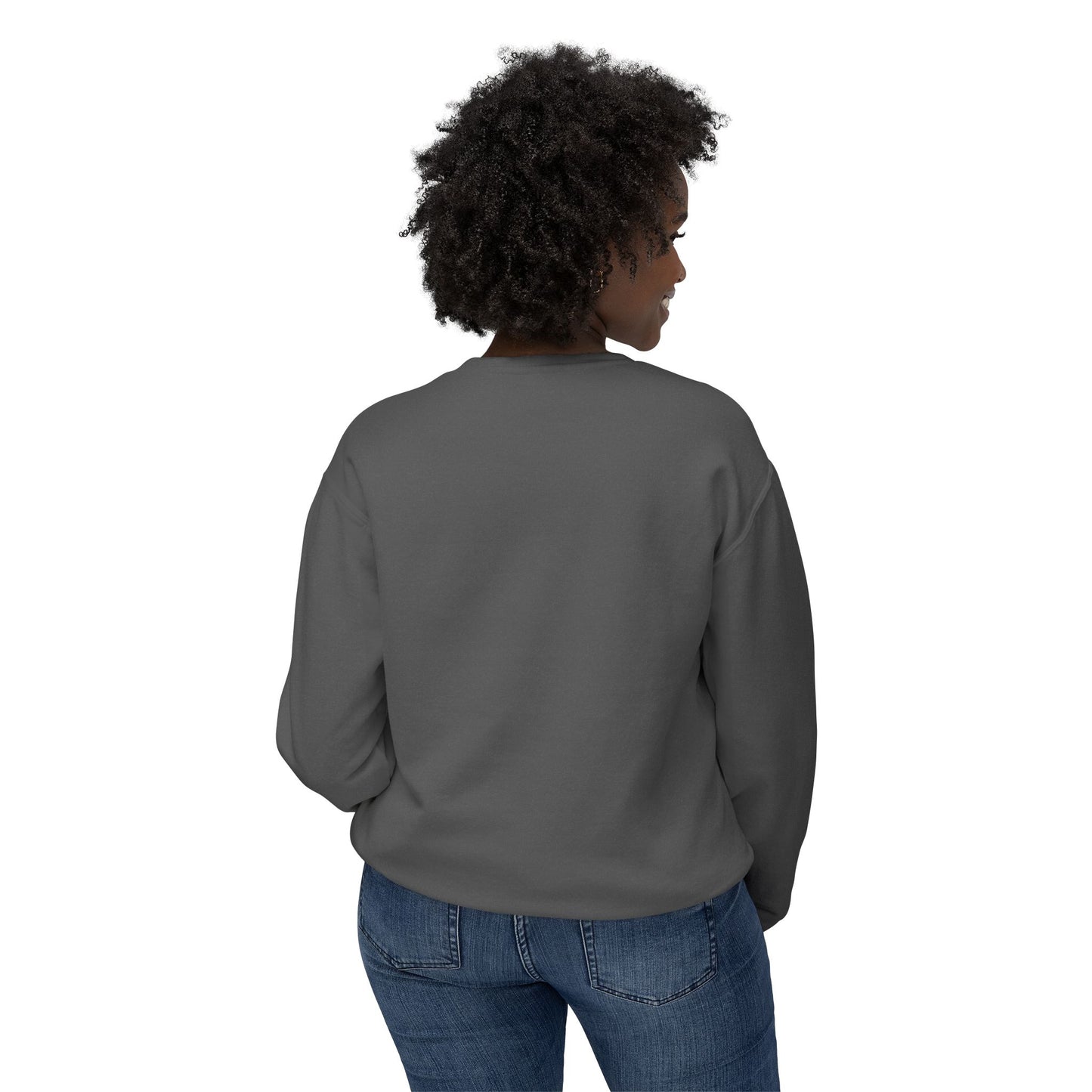 IJN Classic Covert Crewneck on Pepper Gray