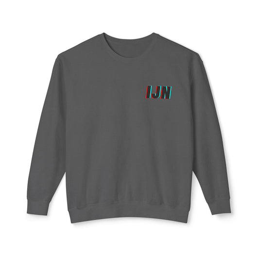 IJN Classic Covert Crewneck on Pepper Gray