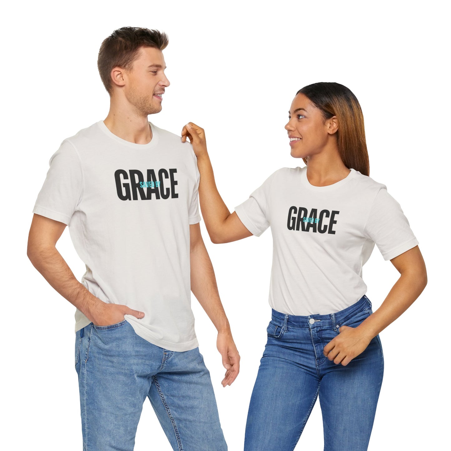 Saved by Grace T-Shirt on Vintage Ash