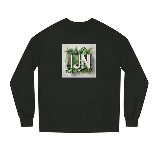 IJN Covert in Ferns Crewneck on Black